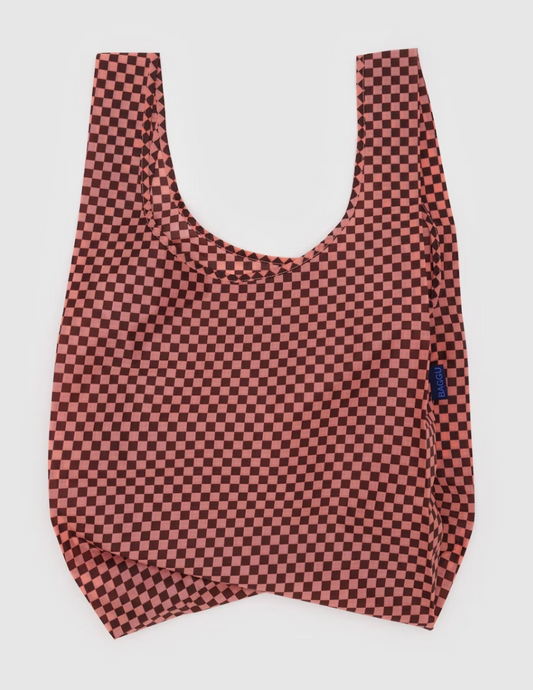 STANDARD BAGGU | PINK BROWN CHECK