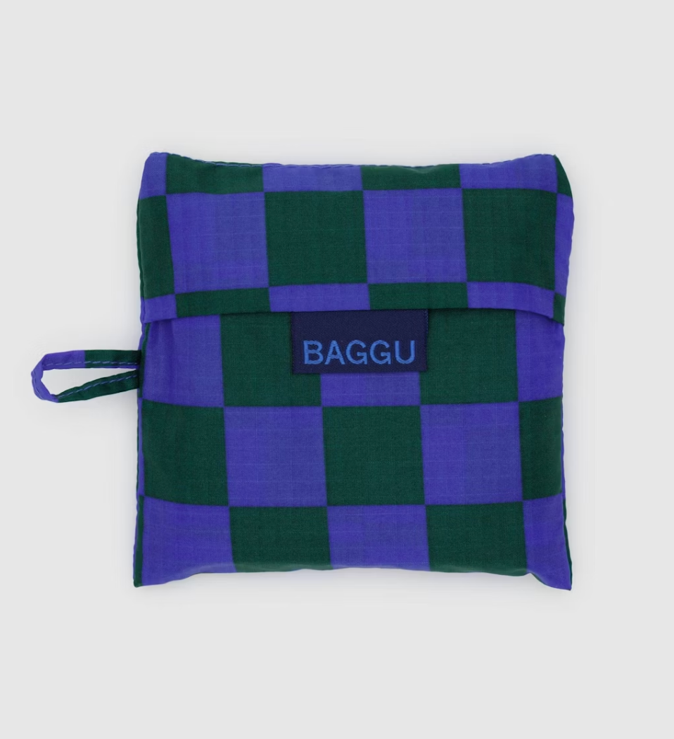 STANDARD BAGGU | IRIS GREEN CHECK