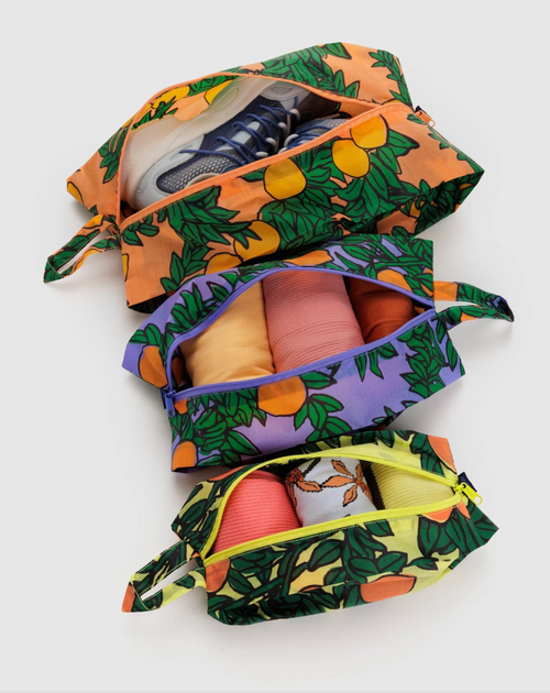 3D ZIP SET | ORANGE TREES