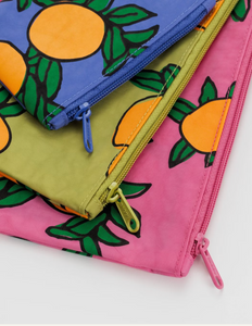FLAT POUCH SET | ORANGE TREES