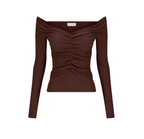 LUELLA LONGSLEEVE | CHOCOLATE RIB