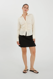 RUCHED FRONT SHIRT | BURRO