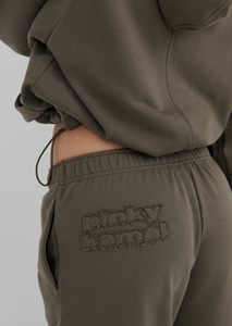RAW HEM TRACKPANT | KHAKI