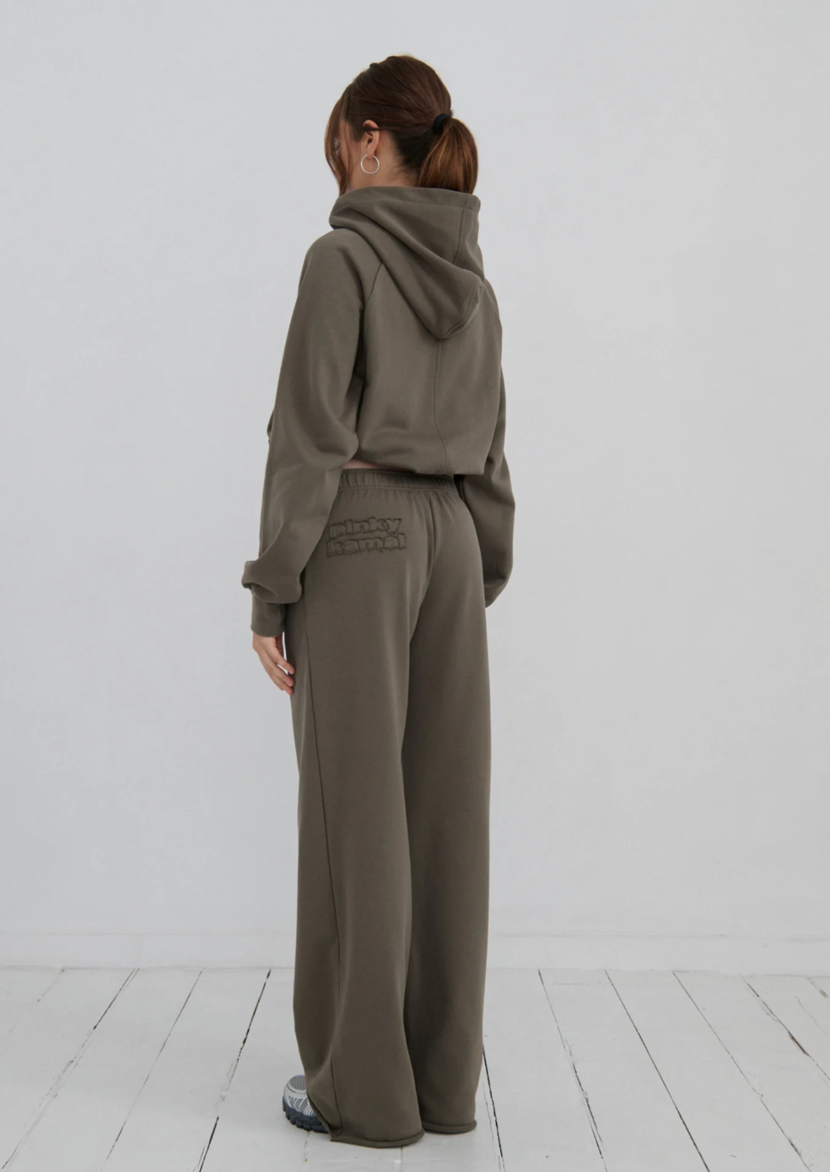 RAW HEM TRACKPANT | KHAKI