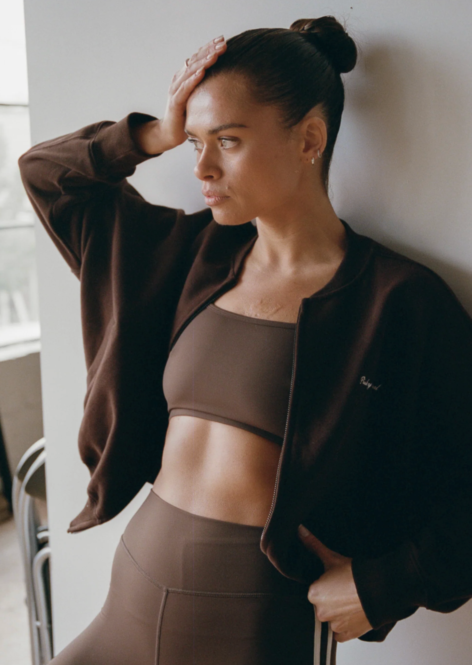 BOMBER JACKET | CHOCOLATE BROWN