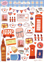 MARTINA'S TINY STORE LONDON STICKERS | ILLUSTRATED BY ALICE WILLIAMS