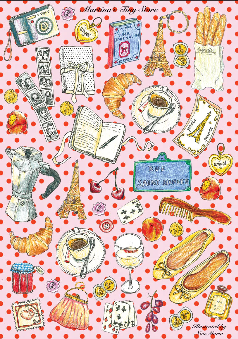 MARTINA'S TINY STORY PARIS STICKERS | ILLUSTRATED BY NOA (SPECIAL EDITION)