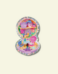 POLLY MERMAID GLITTER STICKER