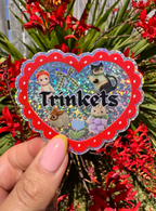 TRINKETS GLITTER STICKER