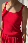 POINTELLE EVE CAMI | RED APPLE