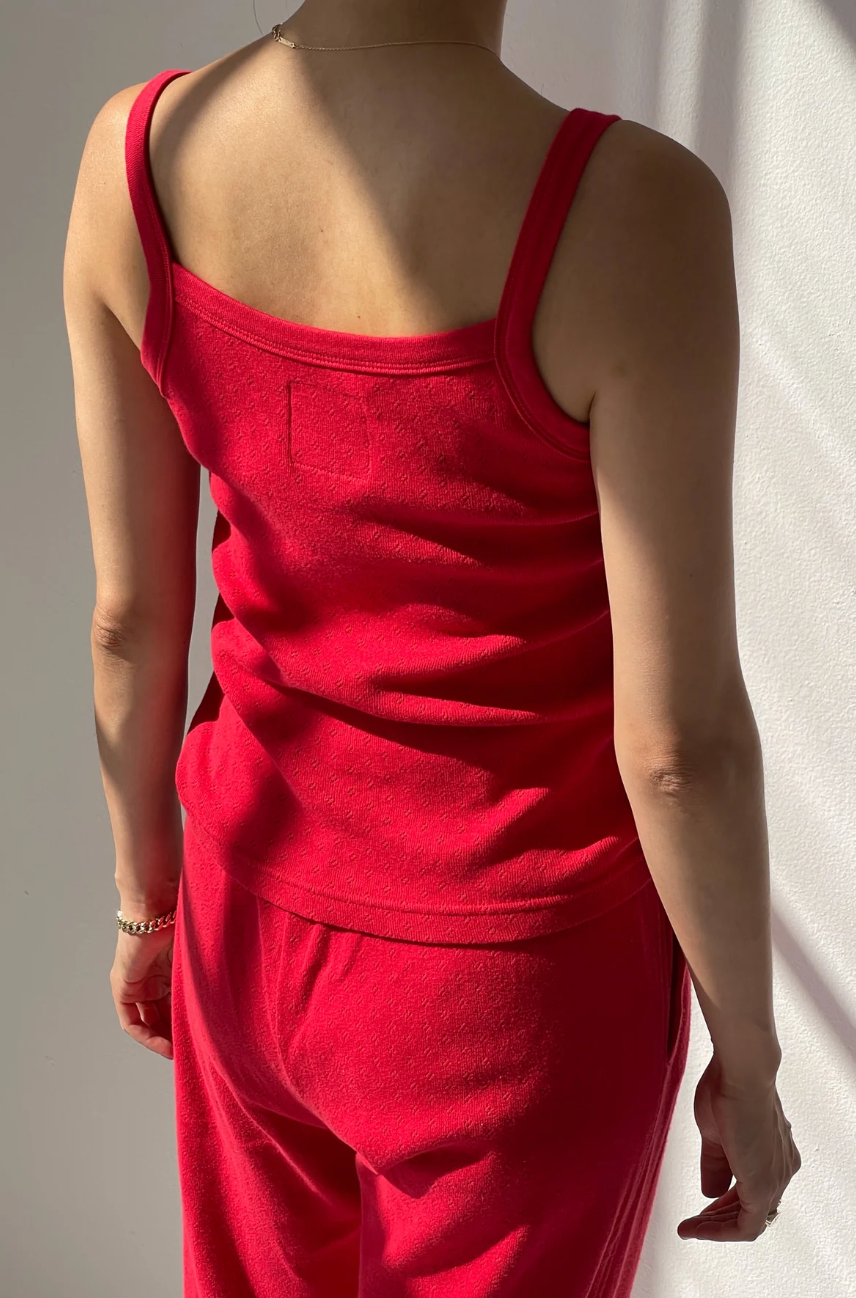 POINTELLE EVE CAMI | RED APPLE