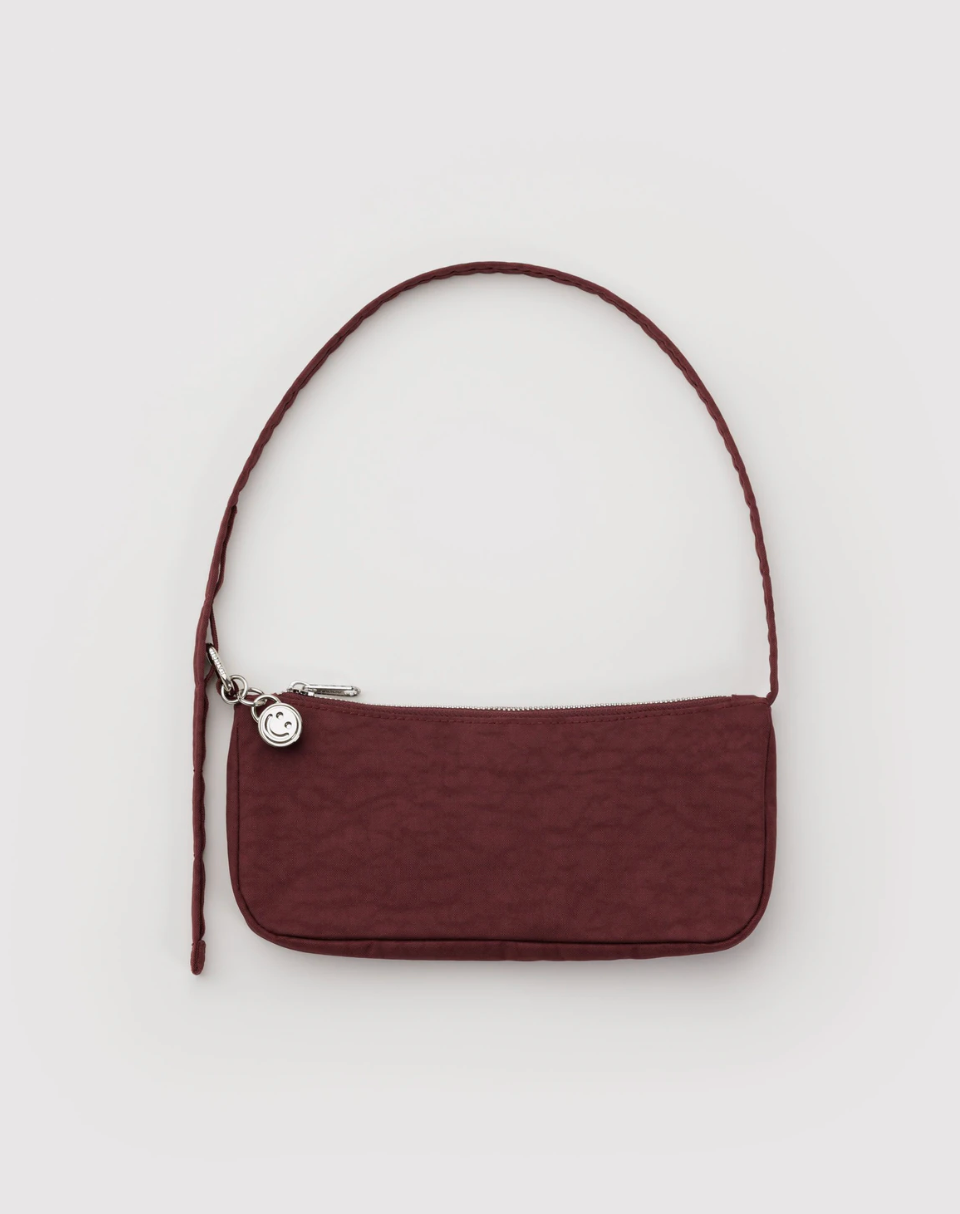 NYLON POCHETTE | MAHOGANY