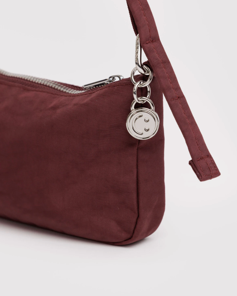 NYLON POCHETTE | MAHOGANY