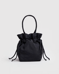NYLON DRAWSTRING BAG | BLACK
