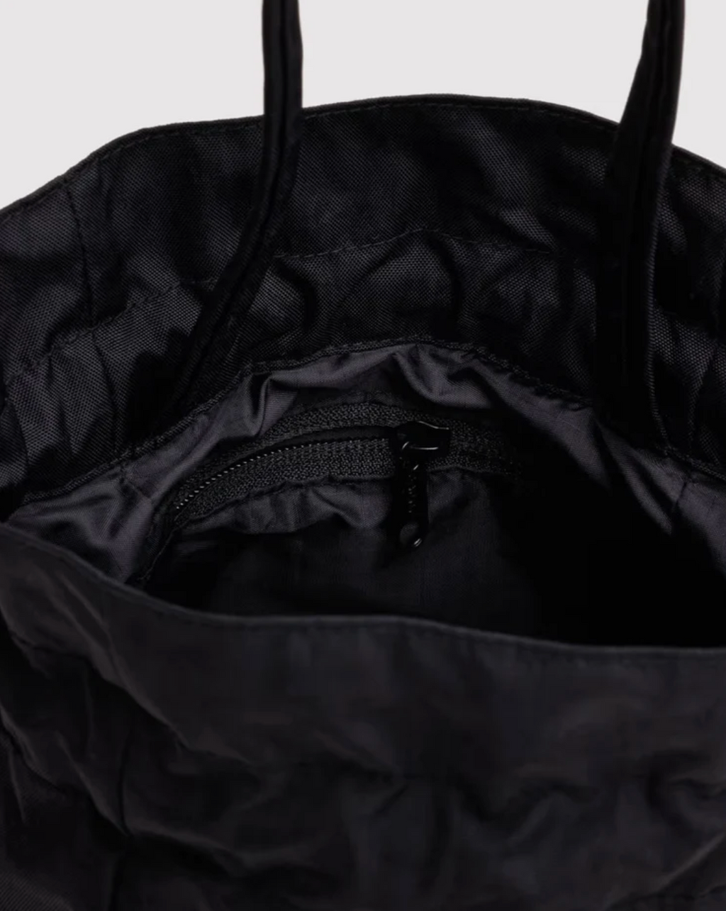 NYLON DRAWSTRING BAG | BLACK