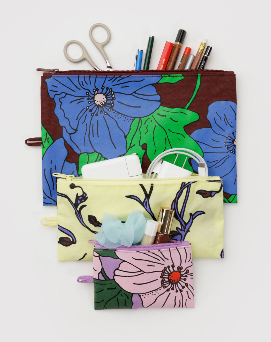 FLAT POUCH SET | POPPY MIX