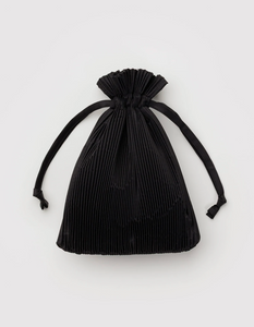 PLEATED BAGGU | BLACK