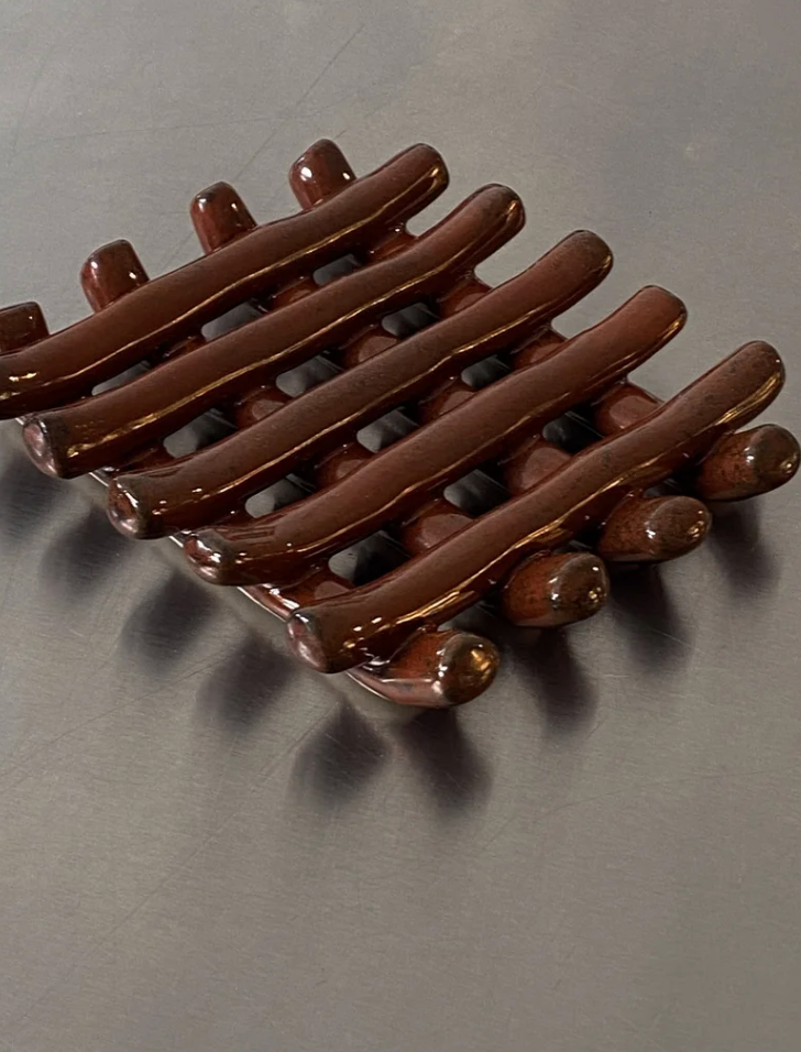 GRID SOAP DISH | RED ASH