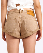 BANDITS LOW WAIST DENIM SHORTS | WARM TAN