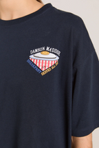 Damson Madder All-day Breakfast Tee Navy