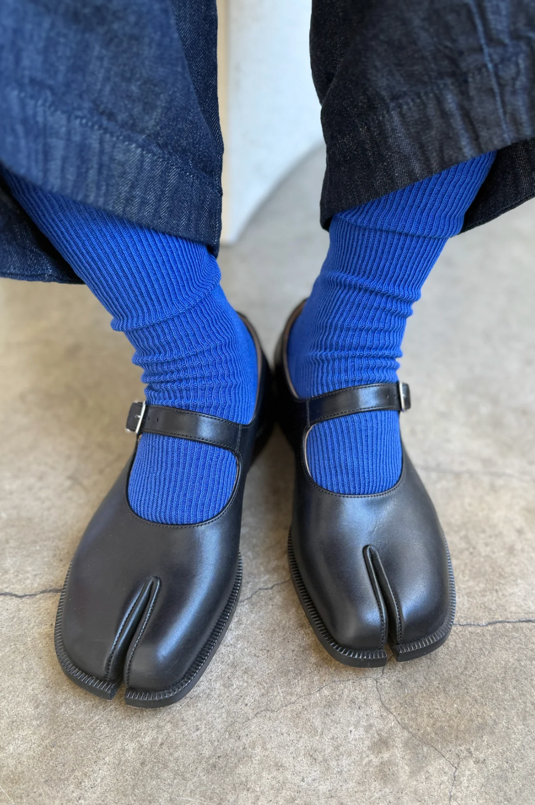 CRISP STEP SOCKS | BLUE