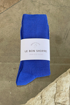 Le Bon Shoppe Crisp Step Socks Blue