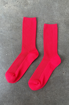 Le Bon Shoppe Crisp Step Socks Red