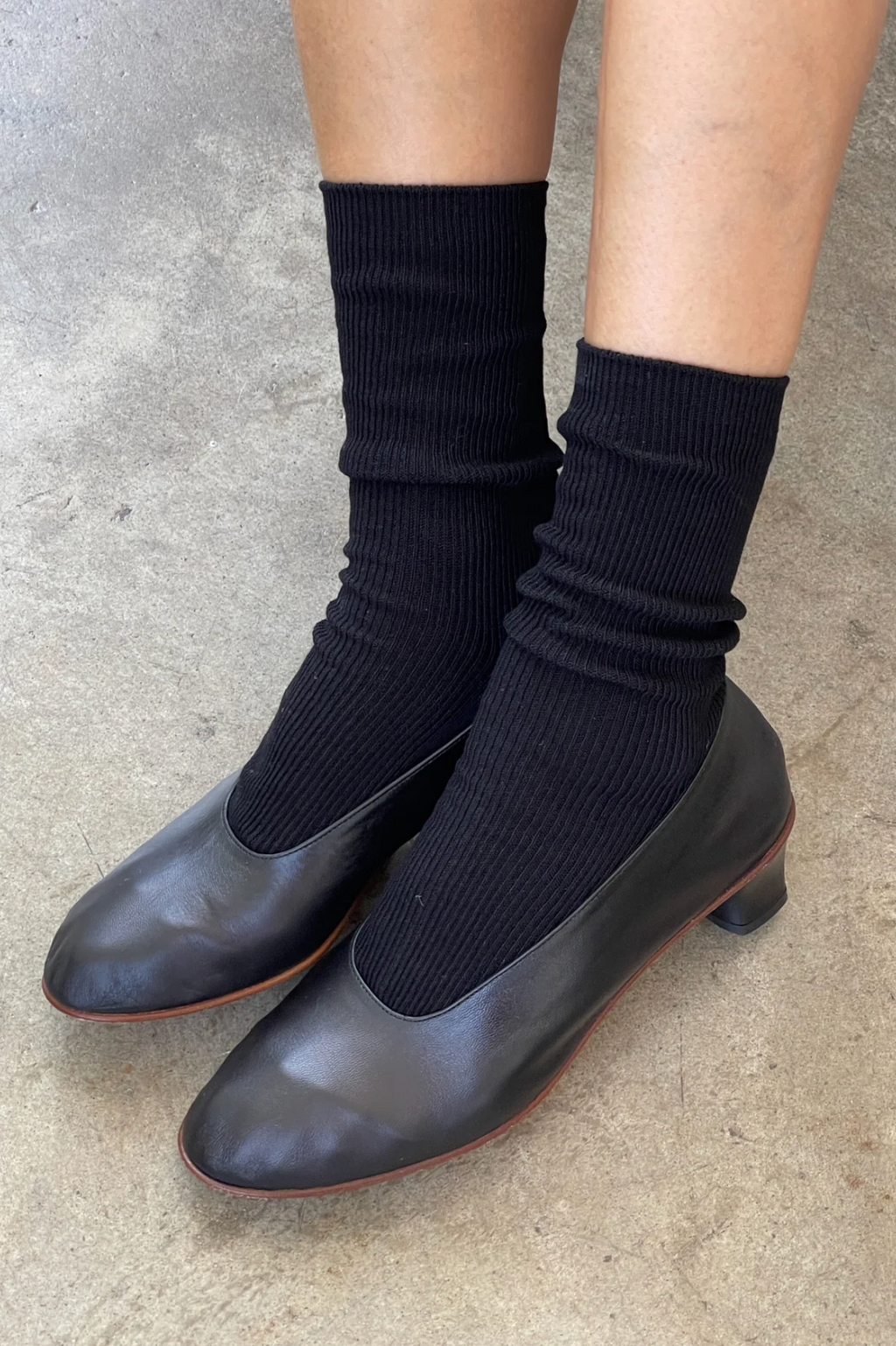CRISP STEP SOCKS | BLACK