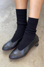 Le Bon Shoppe Crisp Step Socks Black
