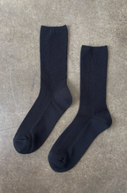 Le Bon Shoppe Crisp Step Socks Black