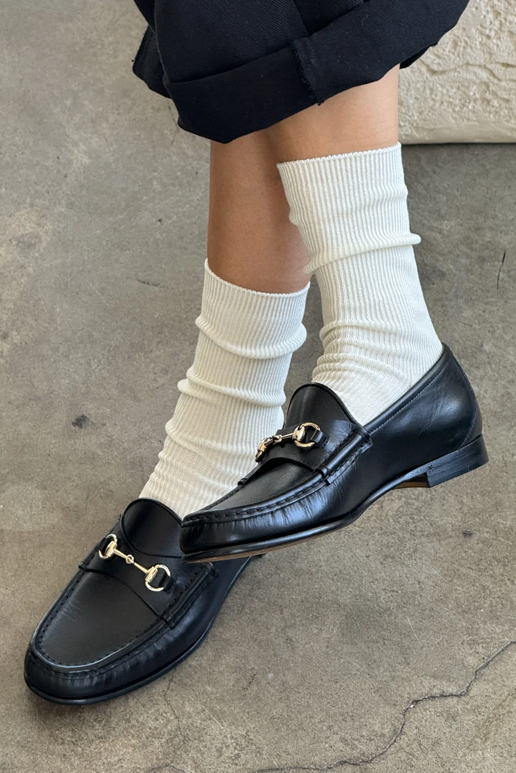 Le Bon Shoppe Crisp Step Socks White