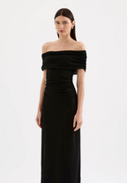 RUE MESH DRESS | BLACK