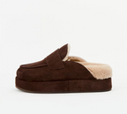 BURKLEY | CHOC SUEDE/SHEARLING