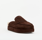 BURKLEY | CHOC SUEDE/SHEARLING