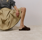BURKLEY | CHOC SUEDE/SHEARLING