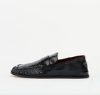 KRUZ | BLACK OILY CRINKLE LEATHER