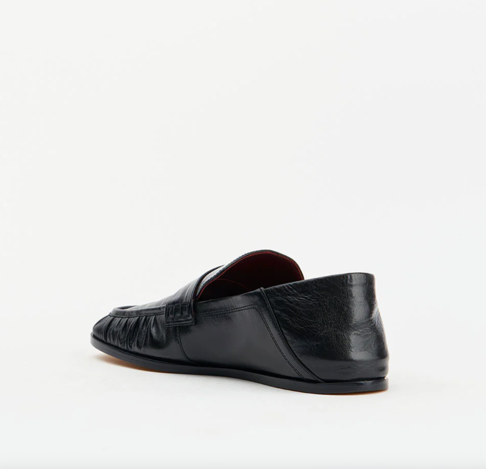 KRUZ | BLACK OILY CRINKLE LEATHER