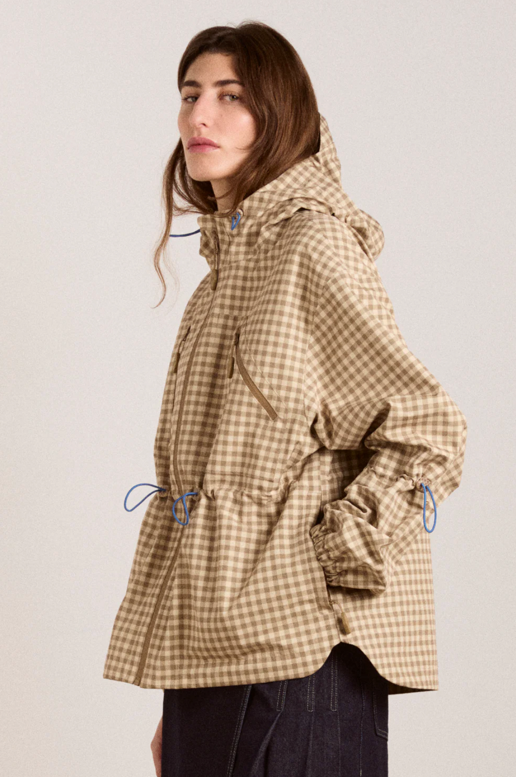 MATILDA RAINCOAT | GINGHAM