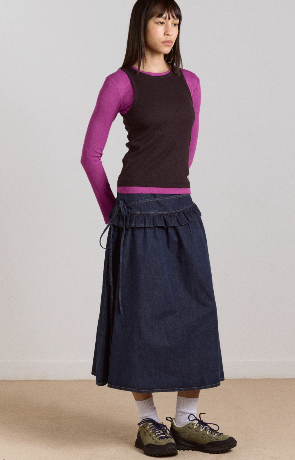 BELLAMIE SKIRT | DARK INDIGO