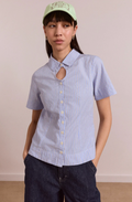 EBBA SHIRT | MINI BLUE STRIPE