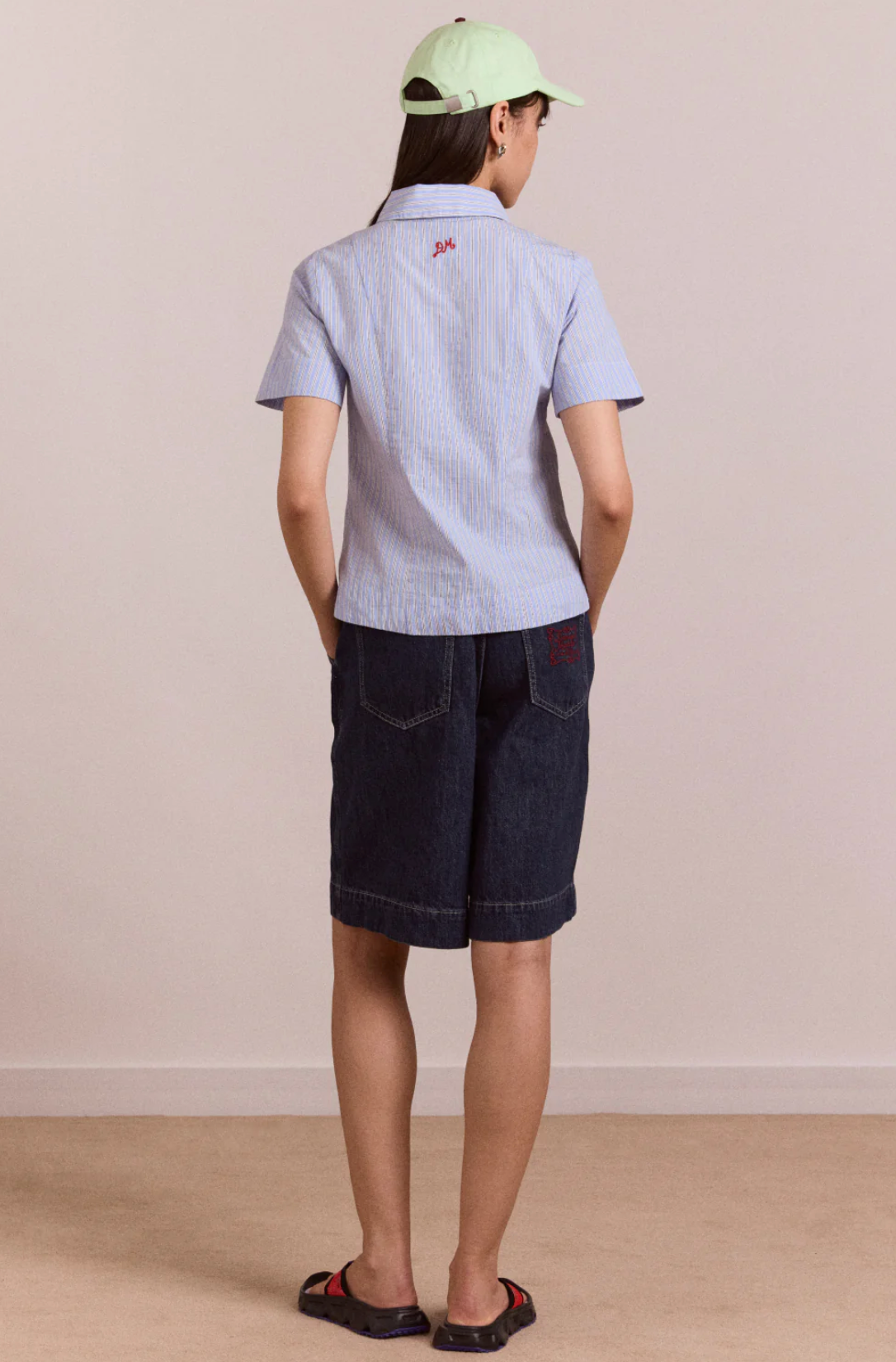 EBBA SHIRT | MINI BLUE STRIPE