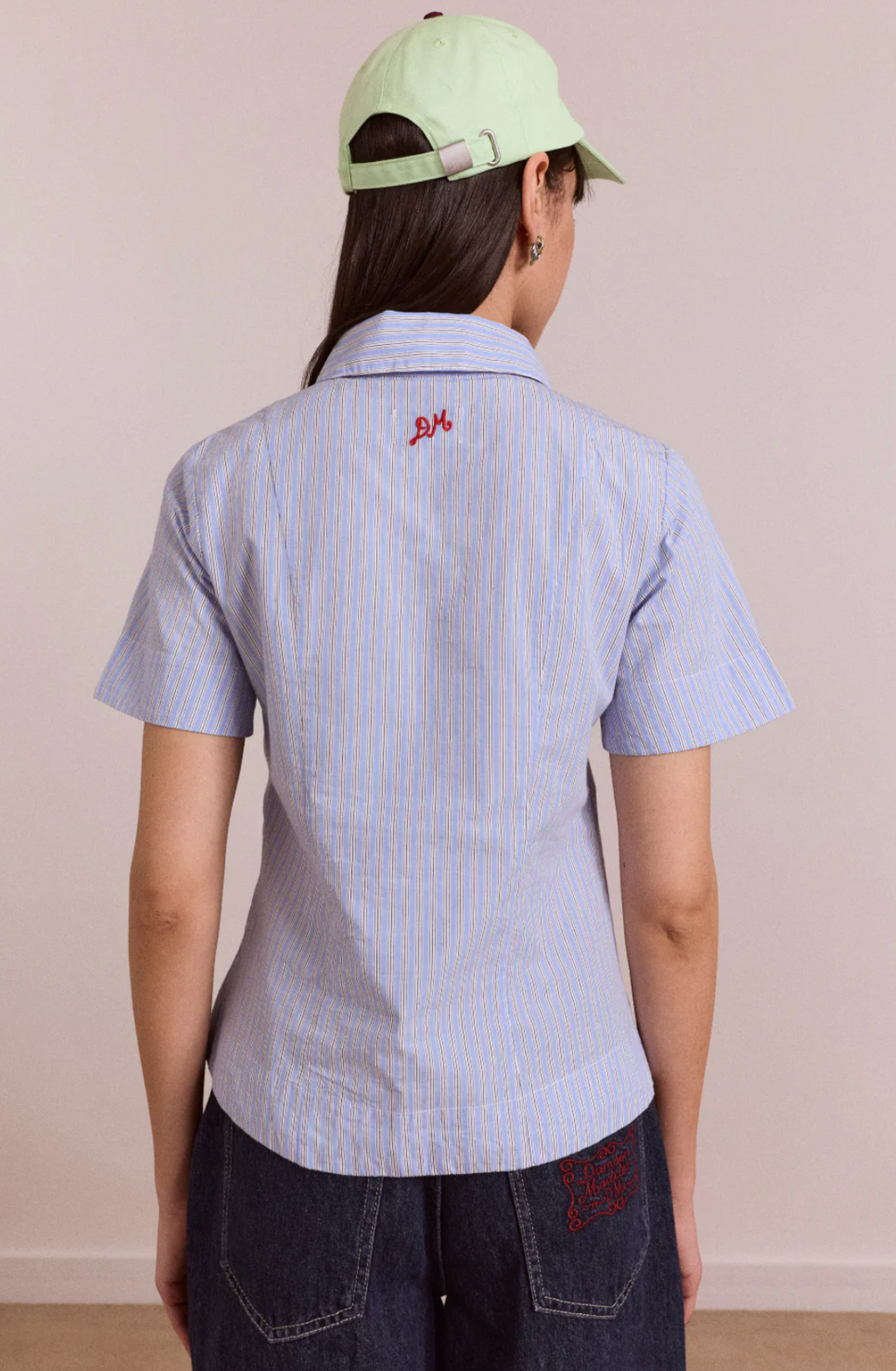EBBA SHIRT | MINI BLUE STRIPE