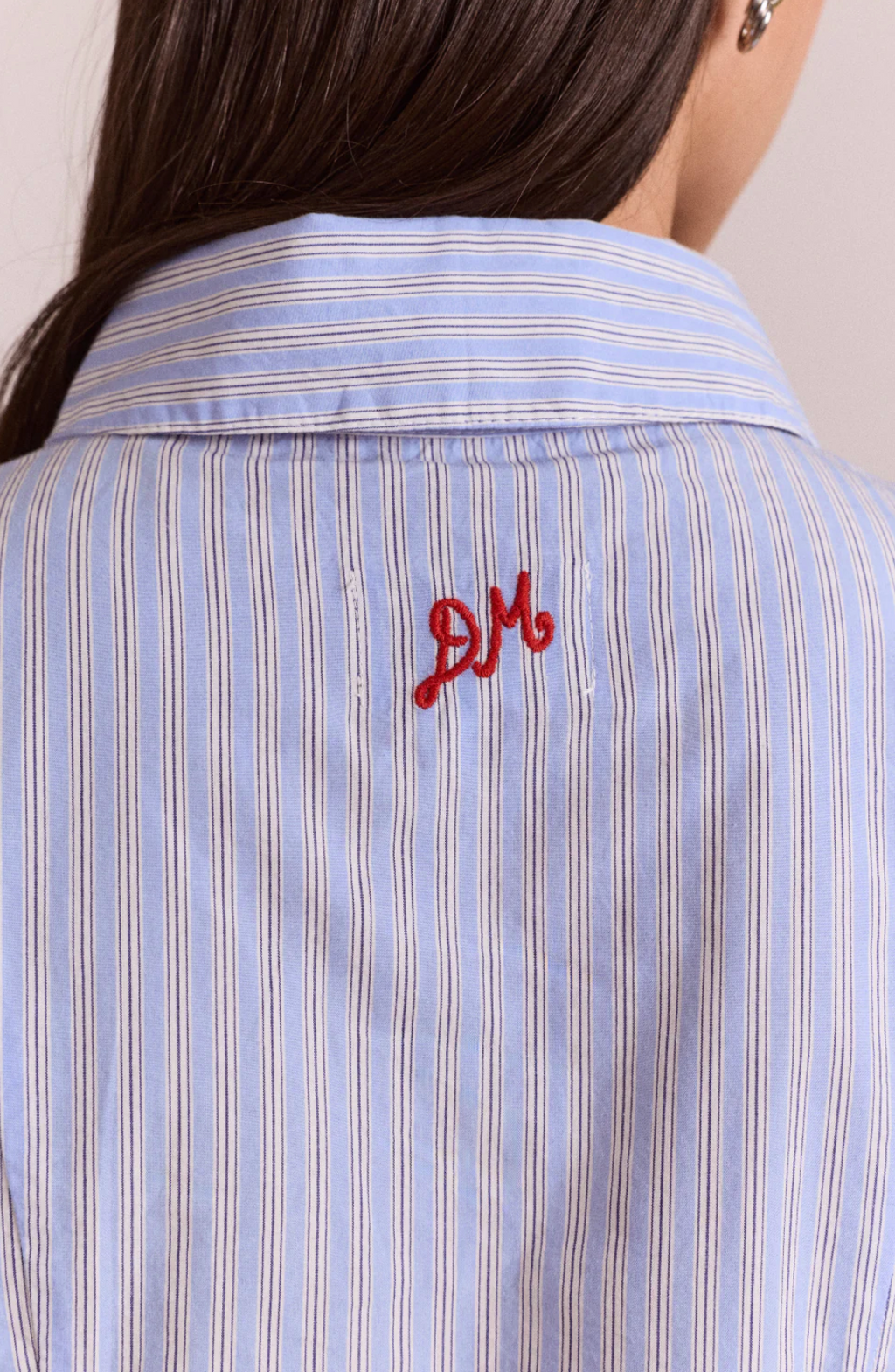 EBBA SHIRT | MINI BLUE STRIPE