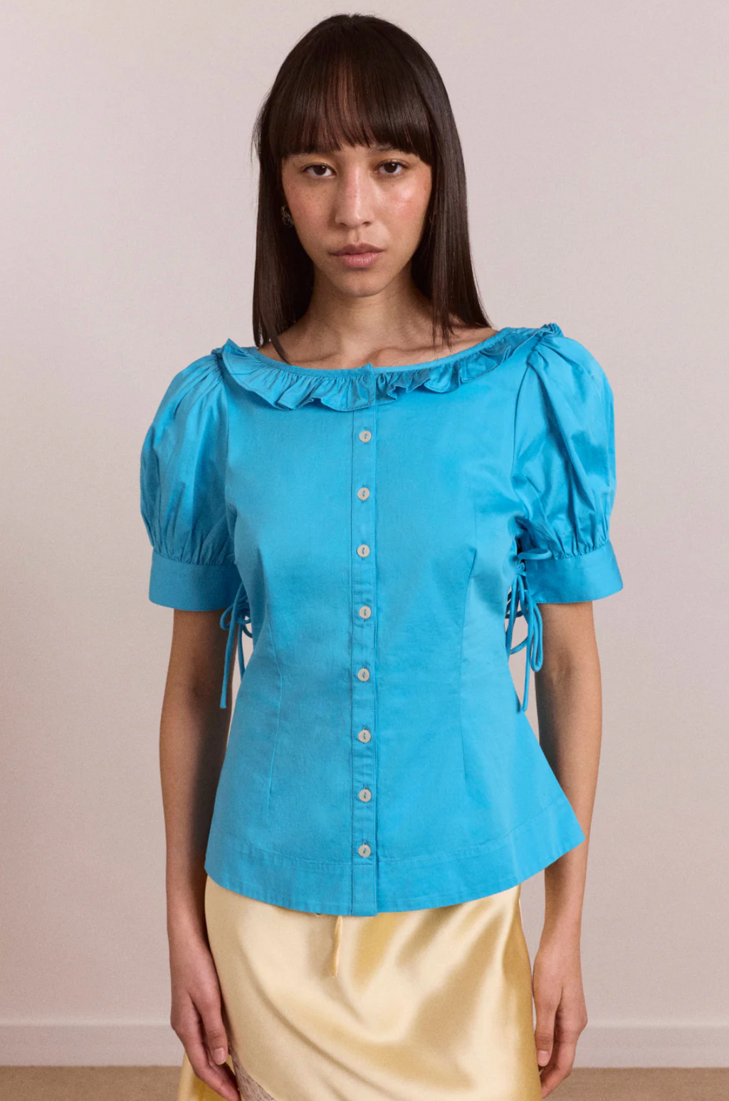 ANKE BLOUSE | RIVER BLUE