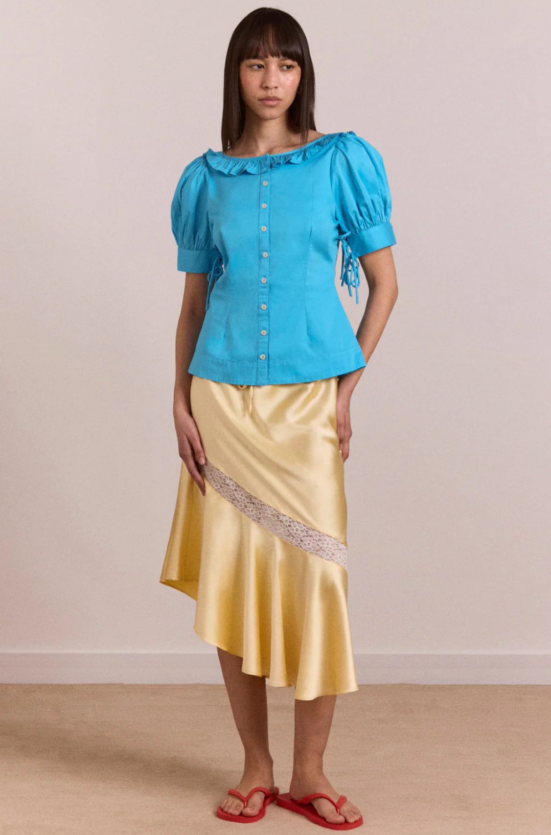 ANKE BLOUSE | RIVER BLUE