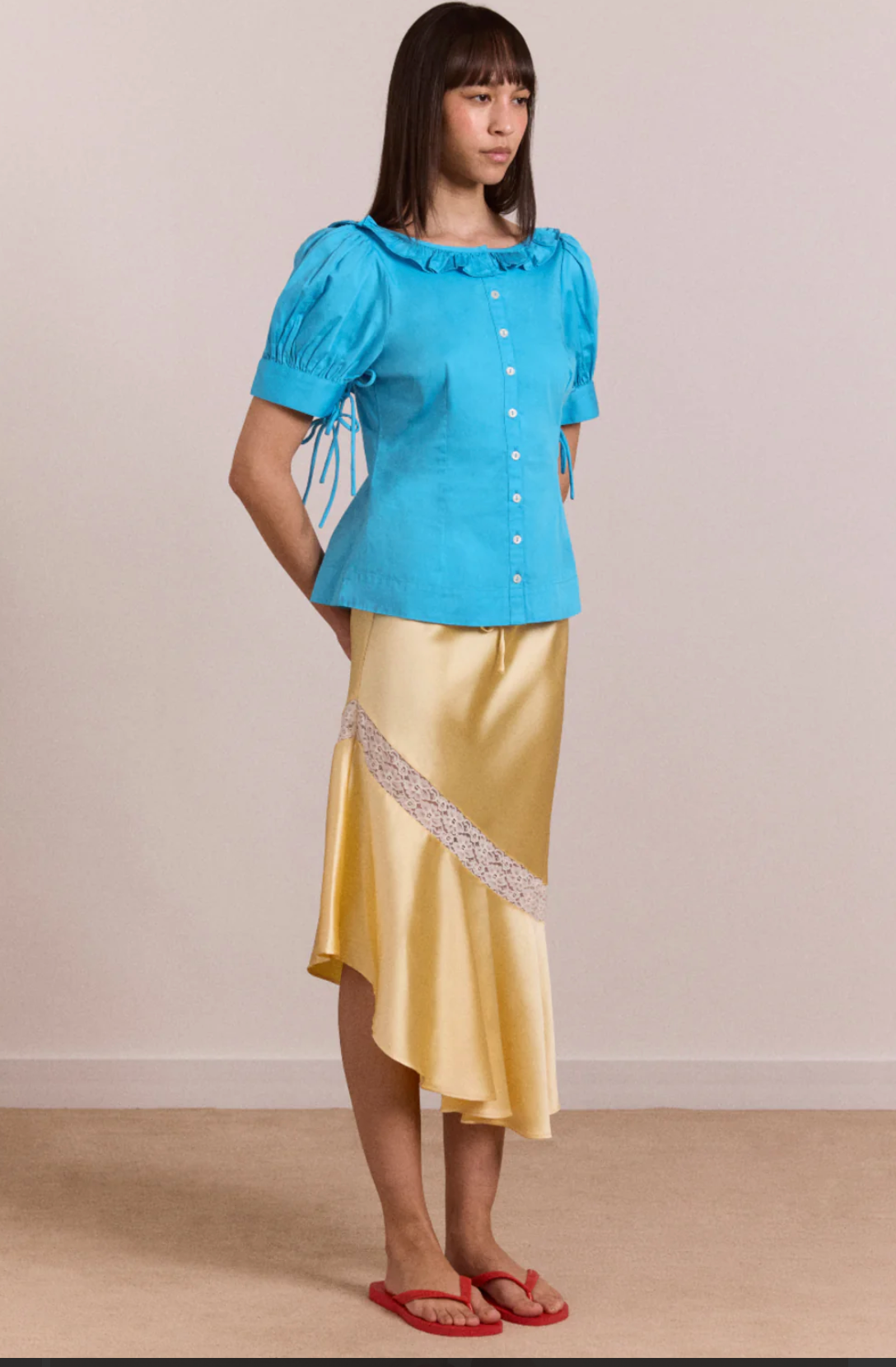ANKE BLOUSE | RIVER BLUE