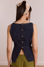 Damson Madder Maxime Top Dark Indigo