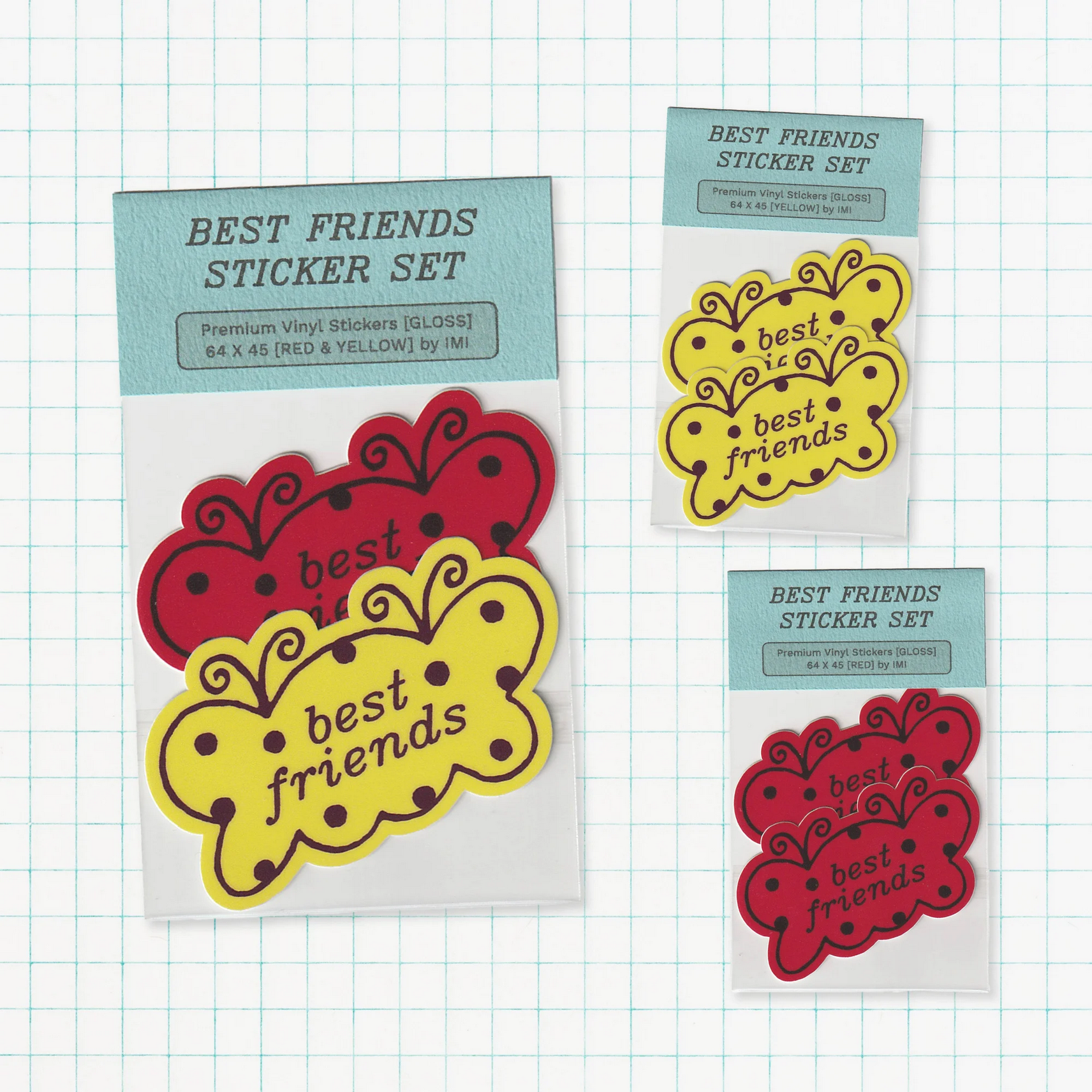BEST FRIEND STICKERS | BY IMI