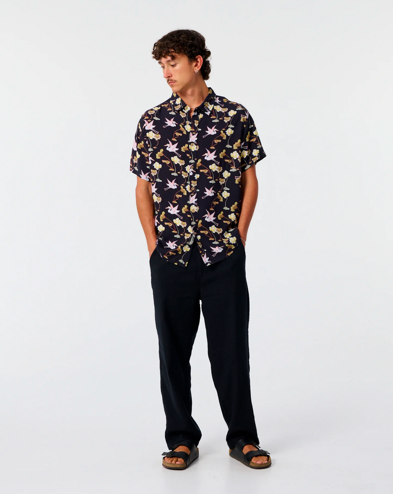 LILYPAD SS SHIRT | VINTAGE BLACK