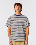 SUN CURED STRIPE TEE | WORKER BLUE